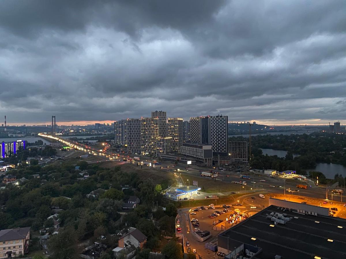 Apartments With Dnipro View Kyjev Exteriér fotografie