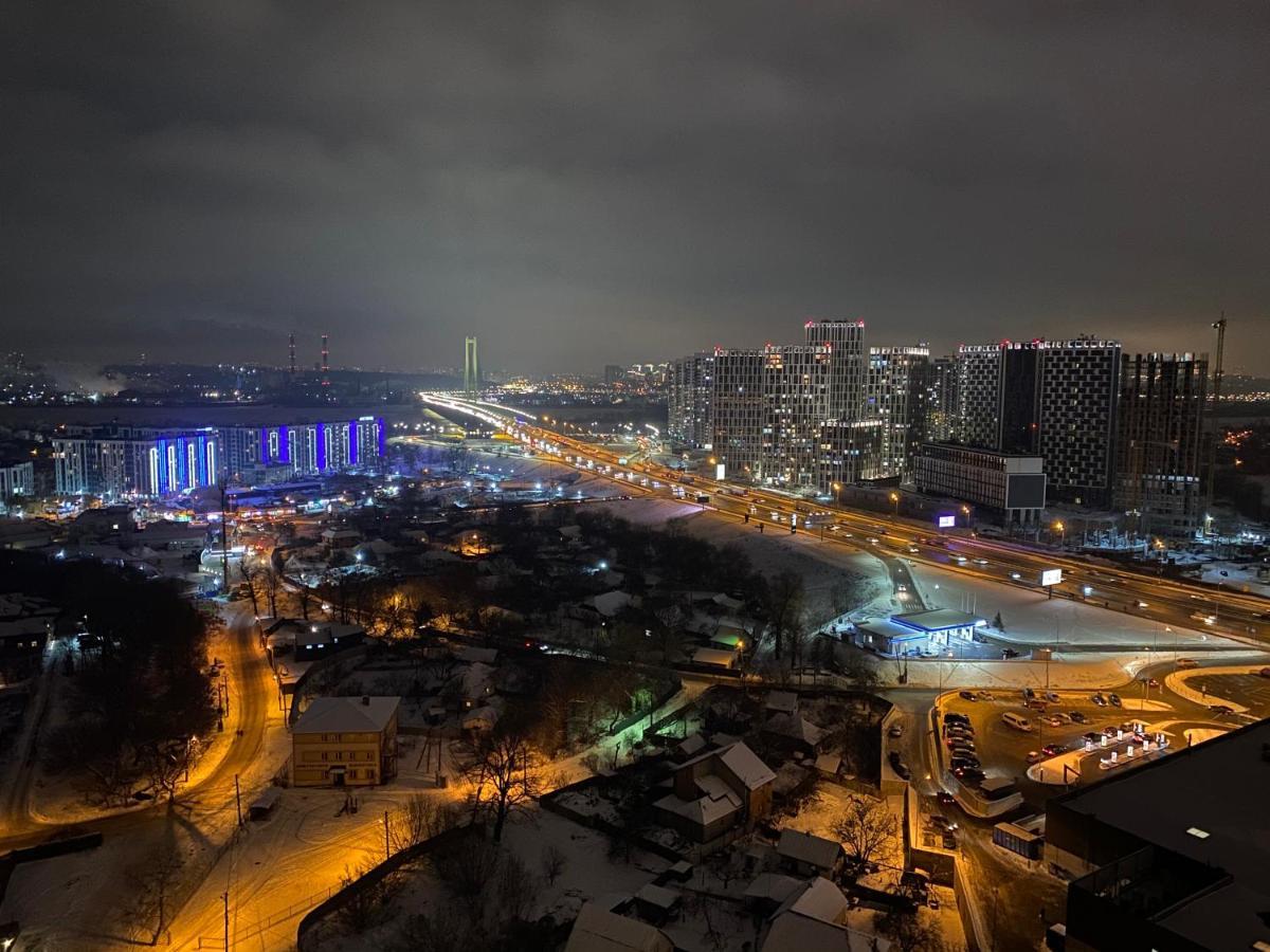 Apartments With Dnipro View Kyjev Exteriér fotografie