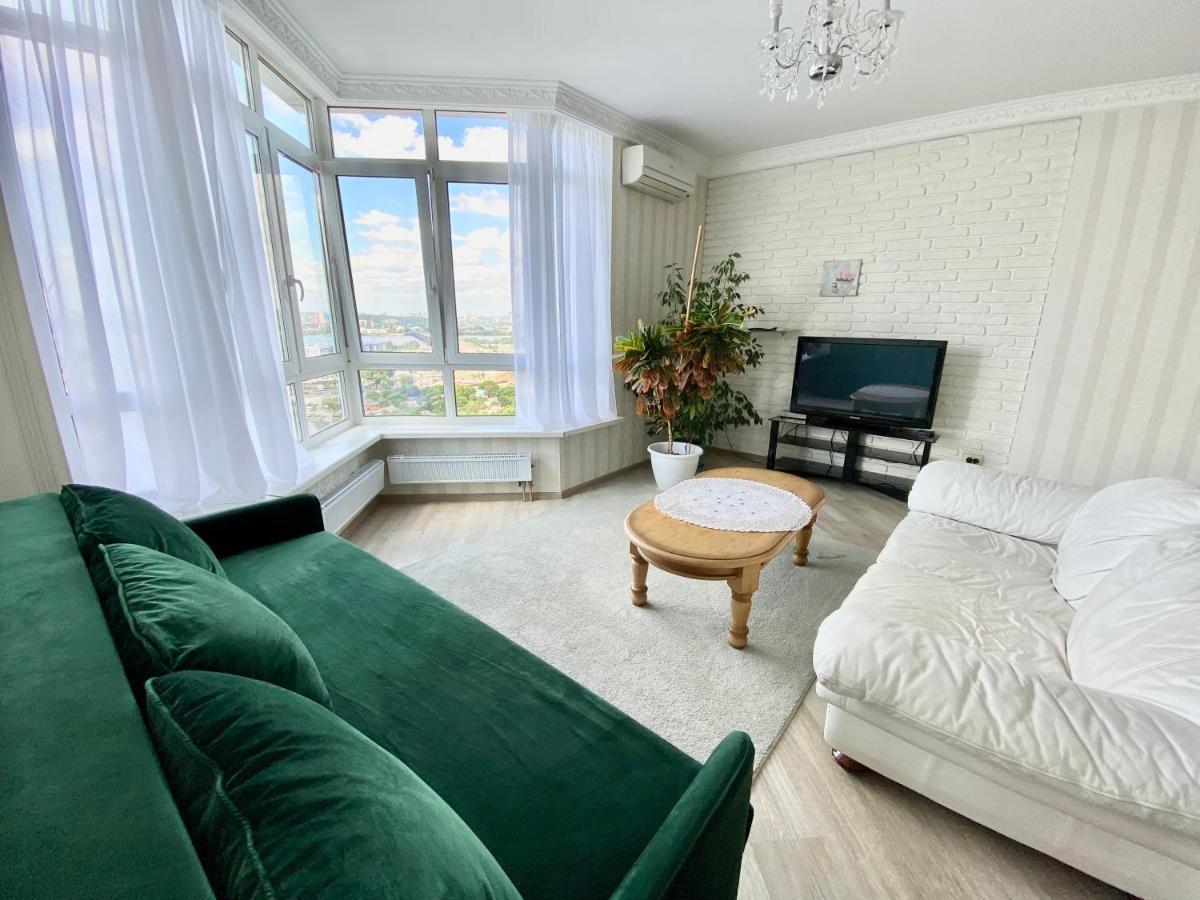 Apartments With Dnipro View Kyjev Exteriér fotografie