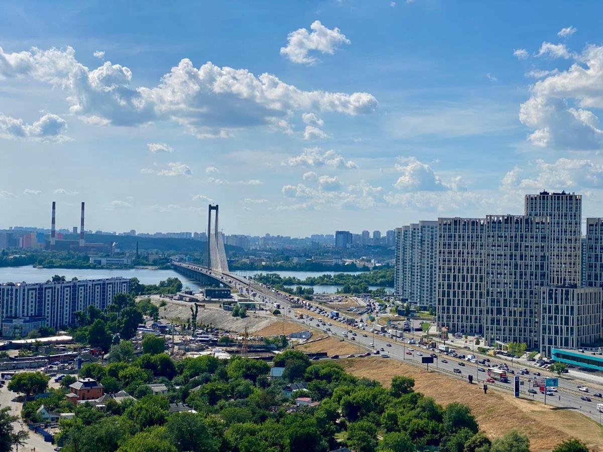 Apartments With Dnipro View Kyjev Exteriér fotografie